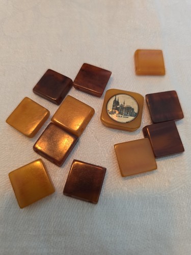 Vintage square amber - vintage,