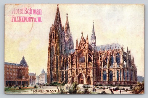 Hotel schwan frankfurt - hotel, stamped