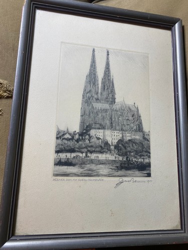 Kolner dom mit rhein - "kolner,