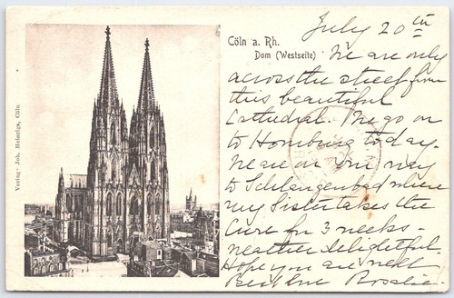 1910 cologne cathedral kolner - cologne,