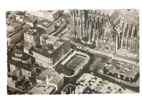 Aerial photo postcard cologne - photo,